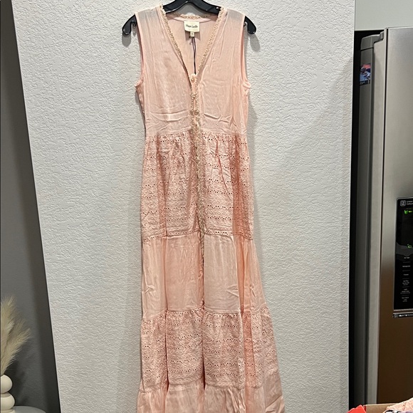 Women’s Blush playa lucila eyelet Maxi Dress - Picture 1 of 6